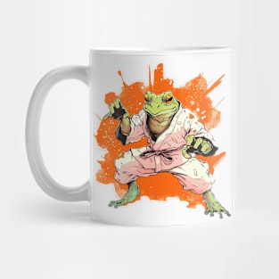 karate frog Mug